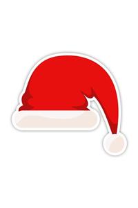 Stickker Noel Baba Şapka (3 Adet)
