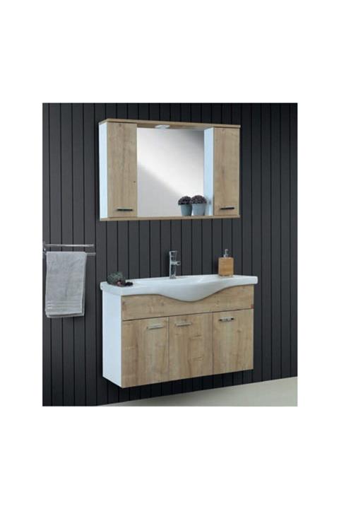 Fym Doruk Safir Meşe Banyo Dolabı 1480