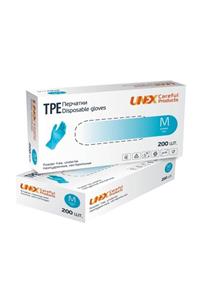 UNEX Tpe Eldivenler - 200lu (M- MAVİ)