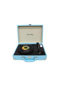 Buğrada Pikap Çantalı Crownwell Yandan Hoparlörlü Sky Blue Hoparlör Girişli