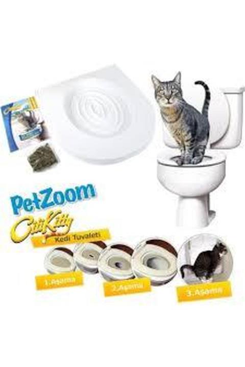 Future Marketing Citi Kitty Kedi Tuvaleti Kedi Klozet Eğitim Seti