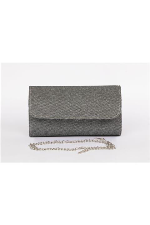 efnanstore Platin Simli Abiye Çanta