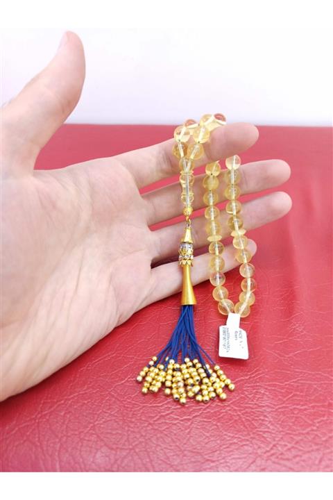 Amber Orjinal Damla Kehribar Tesbih (ŞEFFAF SU DAMLASI TESBİH)