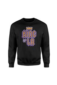 NSJ SPORTIVE King Of La Siyah Sweatshirt