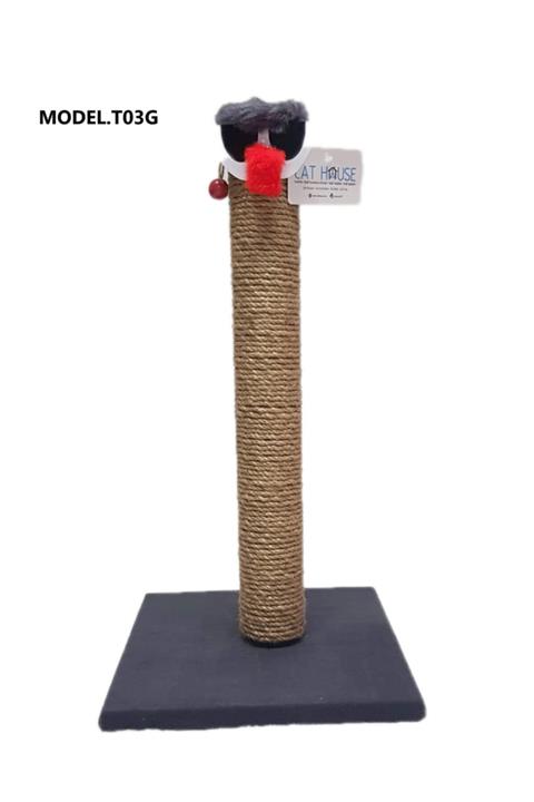 Cathause Cat Hause T03 Palyaço Kedi Tırmalama Gri 54 Cm