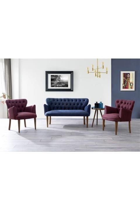 Özel Yapım Vega Çay Seti Koltuk Takımı, Salon, Balkon, 2+1+1