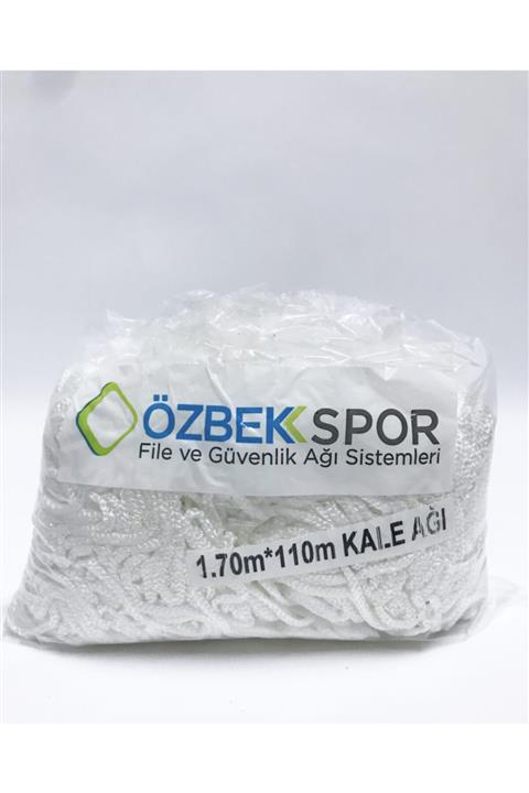 ÖZBEK Mini Futbol Kale Filesi - Minyatür Kale Ağı 110x170x70cm (1 ÇİFT)