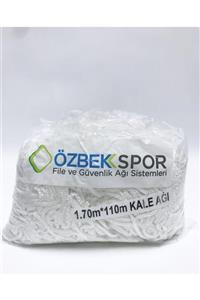 ÖZBEK Mini Futbol Kale Filesi - Minyatür Kale Ağı 110x170x70cm (1 ÇİFT)