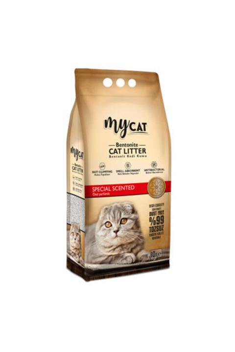 My Cat Mycat Bentonit Kedi Kumu Özel Parfüm Kokulu ( Ince Tane )10lt*2ad