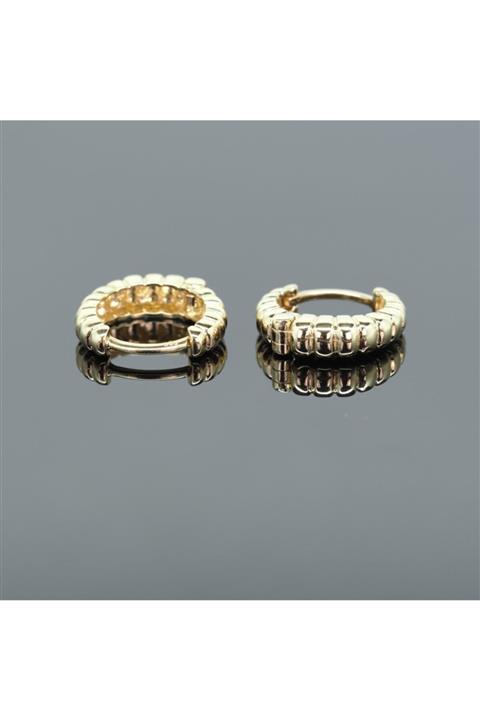 Mazal İstanbul 14 Ayar Altın Bomb Mini Küpe