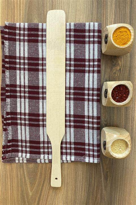 aktarix Ahşap Çevirgeç 45 Cm Spatula Bazlama, Pizza, Yufka Çevirgeci