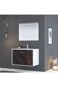 ALFİERE BAGNO Harmony 80 Cm Banyo Dolabı+ Lavabo