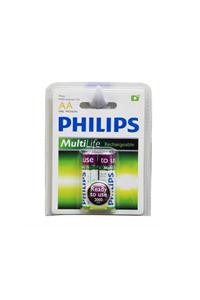 Philips 2 Li Şarjlı Kalem Pil 2000 Mah Aa