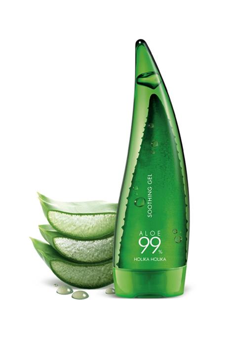 Holika Holika Aloe Vera Jeli 99% Soothing Gel 250ml+lebelage 4'lü Yüz Maske