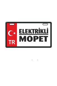 SEVENKARDEŞLER Kırmızı Elektrikli Mopet E-bike Plakalık