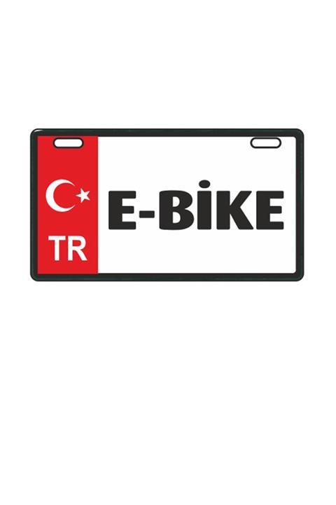 SEVENKARDEŞLER Kırmızı E-bike E-bike Plakalık