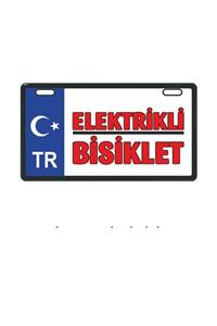 SEVENKARDEŞLER Mavi Elektrikli Bisiklet E-bike Plakalık