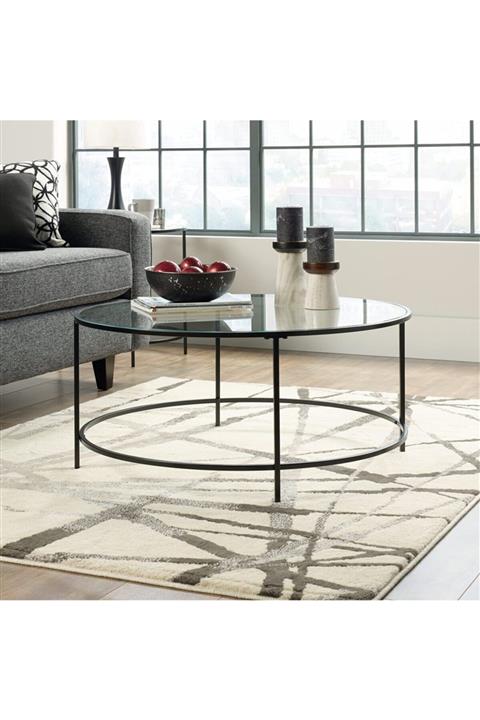 tino furniture Roma Mat Siyah Orta Sehpa