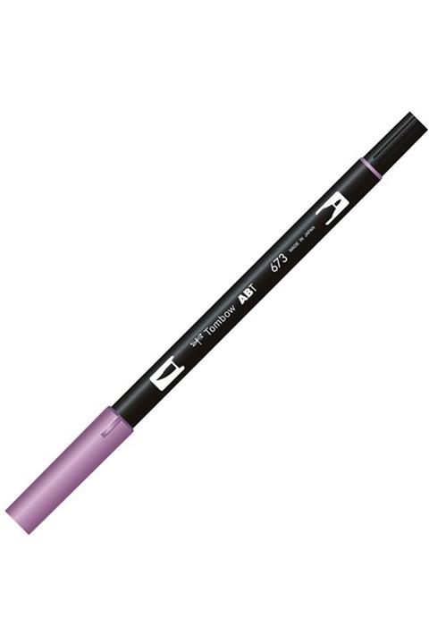 Tombow Marka: Dual Brush Pen Fırça Uçlu Orkide Keçeli Kalem T-673 Kategori: Kuru Boya Kalemi