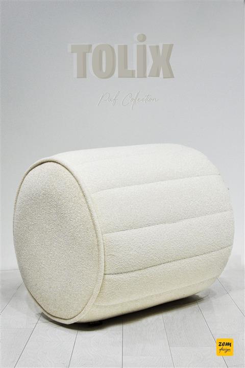 Zem Tolix Teddy Kumaş Puf