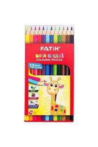 Fatih 12 Renk Tam Boy Kuru Boya Kalemi