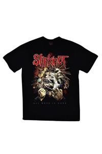 famestoned Slipknot Baskılı T-shirt