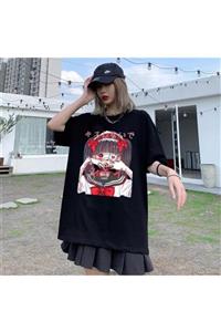 Touz Moda Touz Anime Girl Loli Goth Siyah (unisex) T-shirt