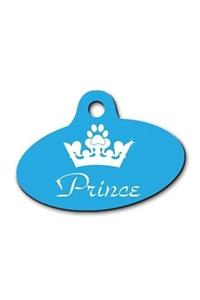 altın pati Prince Elips Kedi Köpek Künyesi