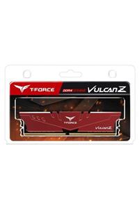 TEAM 8 Gb Ddr4 3200 Mhz T-force Vulcan Z Red 8gbx1 Tlzrd48g3200hc16c01