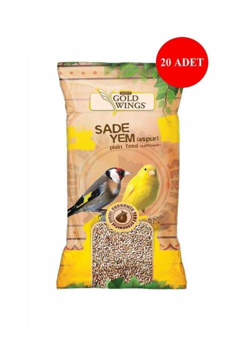 Gold Wings Sade Saka Ve Kanarya Yemi 300 gr x 20 Adet