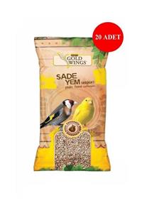 Gold Wings Sade Saka Ve Kanarya Yemi 300 gr x 20 Adet