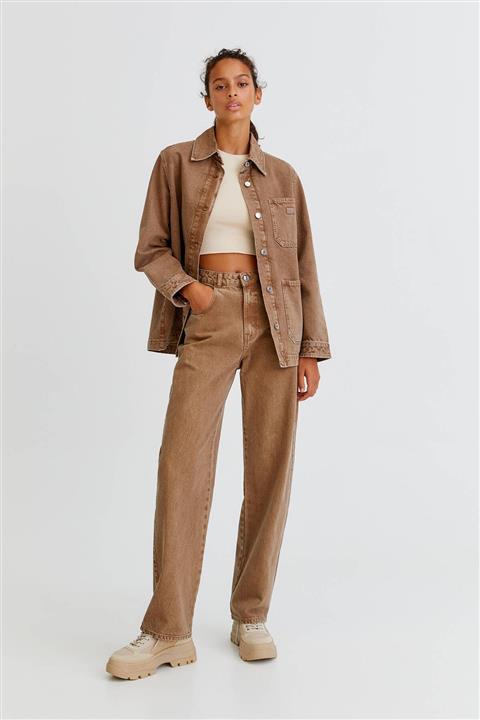 Pull & Bear Super Yüksek Bel Straight Fit Jean