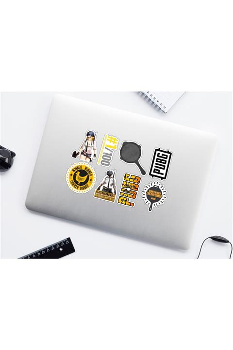 vadiburada Pubg 10'lu Yapışkanlı Stciker Set(laptop Ve Telefon Kılıfı Için Uyumlu)