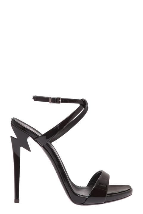 Giuseppe zanotti Siyah Sandalet