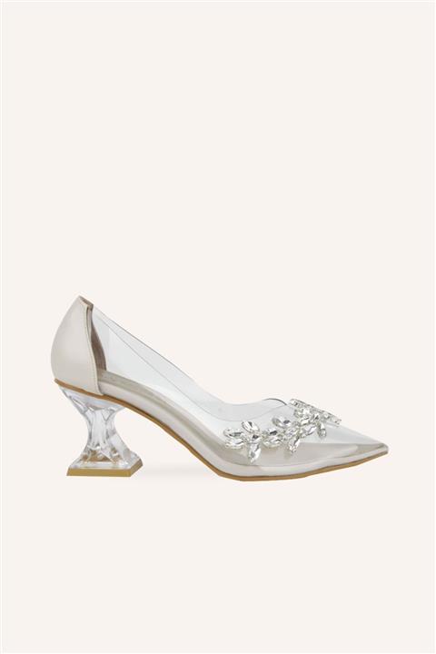 MARCATELLI Ten Şeffaf Topuklu Ayakkabı