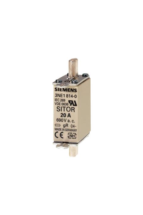Siemens 3ne1818-0, 63amper, Boy 000, 690volt, Nh Sıtor Bıçaklı Sigorta Buşonu