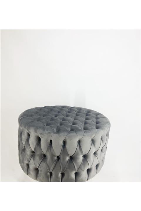 Mobilyazade Kadife Kapitone Puf