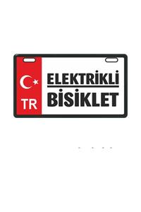 SEVENKARDEŞLER Kırmızı Elektrikli Bisiklet E-bike Plakalık