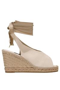 Nine West PAOLA 1FX Bej Kadın Dolgu Topuklu Sandalet 101011942