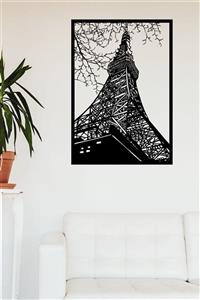 EF Home Eifel Tower Lazer Kesim Ahşap Duvar Dekoru