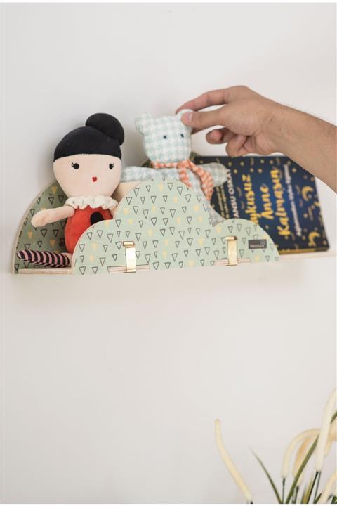 Wodiza Ahşap Çocuk Bulut Raf Trıgon