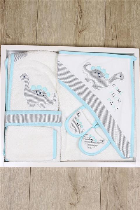 Melekpare Bebek Havlu Bornoz Seti