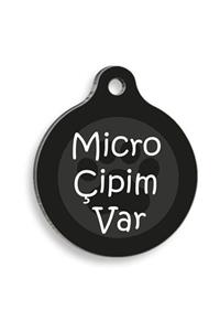 EvimShopping Mikro Çipim Var Yuvarlak Kedi Ve Köpek Künyesi