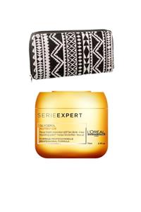 Elya L'oreal Professionnel Nutrıfıer Kuru Mat Saçlar Için Besleyici Maske 75 Ml + Desenli Kanvas Cüzdan