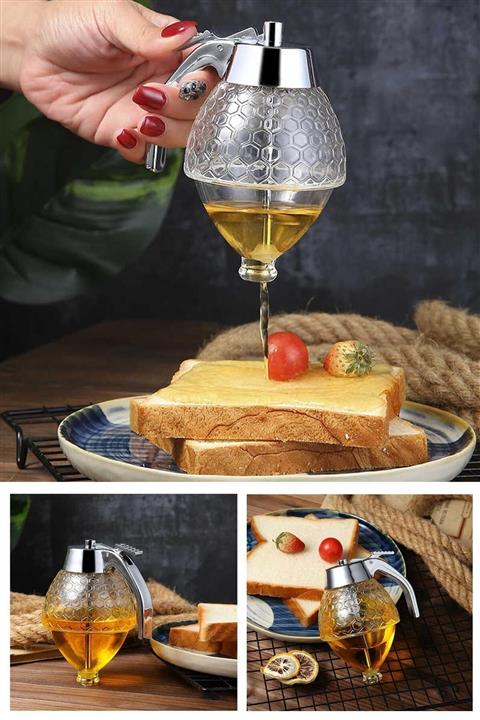 NEGELSE Baldanlık Musluklu Bal Kavanozu