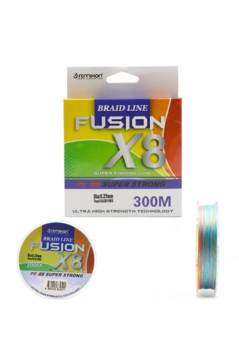 Remixon Fusion 300m X8 Multi Color Ip Misina 20mm