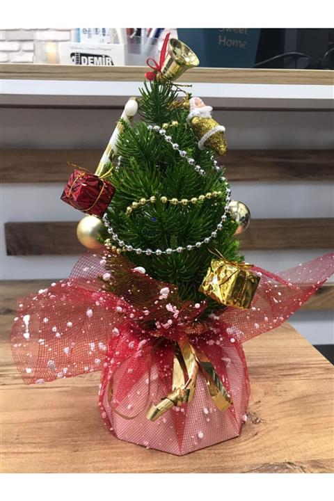 Demir Dekoratif Mini Yılbaşı Yapay Çam Ağacı