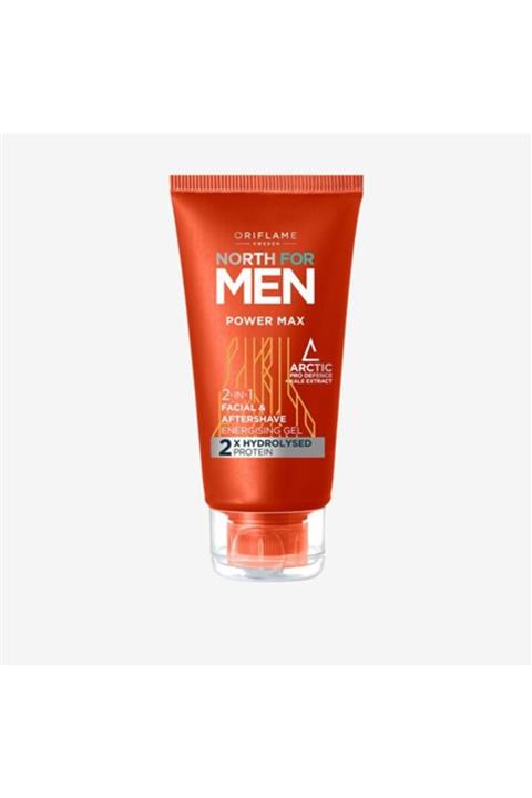 Oriflame North For Men Power Max 2’si 1 Arada Enerji Veren Yüz Ve Tıraş Sonrası Jeli
