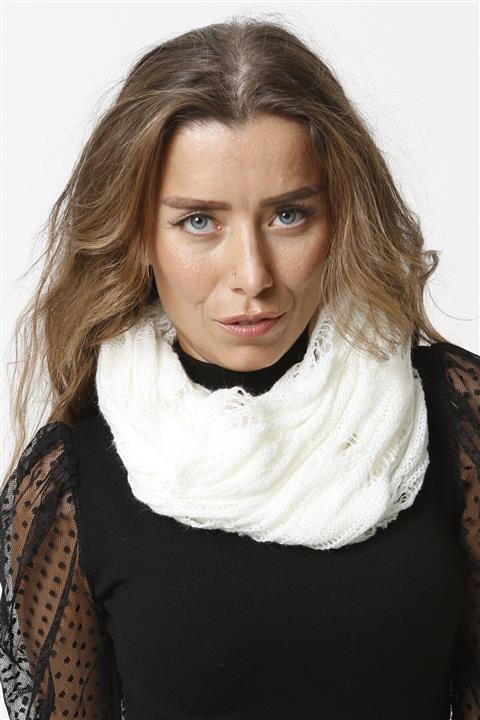 EKstore Kadın Kemik Triko Boyunluk - Dolama