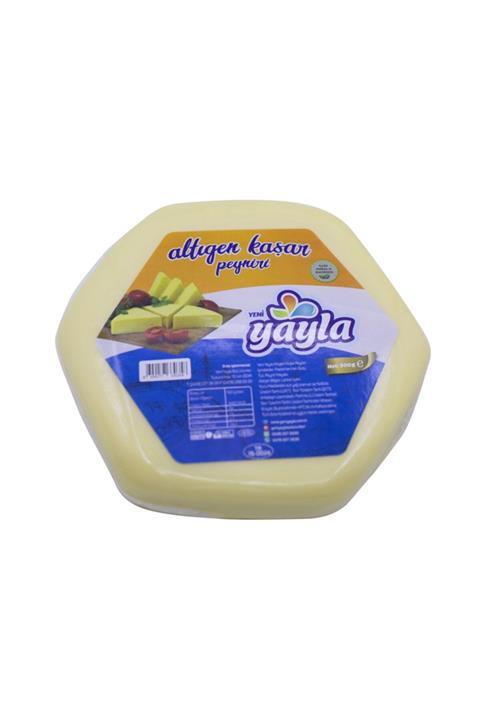 Yeni Yayla Süt Ürünleri Tam Yağlı Altıgen Kaşar Peyniri 500 gr